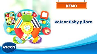 Volant Baby pilote  Volant sensoriel pour bébé 636 mois  VTech [upl. by Alburg511]