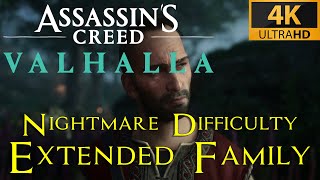 AC Valhalla  Extended Family  Nightmare Aesir difficulty playthrough [upl. by Colline]