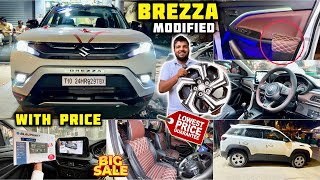 2024 Brezza LXI CNG Base To Top Modification With Price ✅ Brezza Base to Top Modified [upl. by Atnauq]