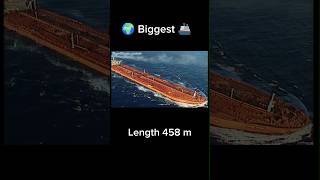 World Biggest Ship🌍 Seawise Giant🤯 shorts [upl. by Dorolisa]