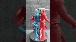 Avengers superhero action figure patriot ironmanmark v captain americashorts avengers superheroes [upl. by Idou543]