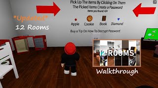 ROBLOX  Escape Room NEW  Walkthrough All 12 Rooms [upl. by Paulita]