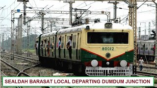 Sealdah Barasat EMU Local  Eastern Railway  Dumdum Junction Outer [upl. by Nnyltak]