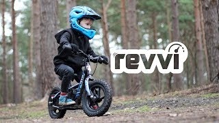 REVVI 12quot KIDS ELECTRIC BIKE PROMO VIDEO  12quot ELECTRIC BALANCE BIKE [upl. by Punak]