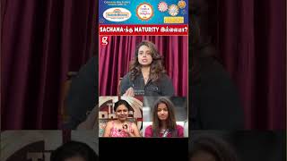 Sachana க்கு Maturity இல்லையா  விமர்சித்த Abhinaya Sri  Arnav  Bigg boss [upl. by Nothgierc740]