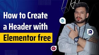 Elementor Tutorial How to Create a Header with Elementor free  RofiTech [upl. by Eahsram]