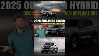 2025 Mitsubishi Outlander Hybrid  38 Miles Electric Range Worth It [upl. by Nairdna]