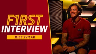 WELCOME TO ROMA MILE SVILAR 👋  The goalkeepers first interview [upl. by Ahseet210]