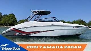 2019 Yamaha 240AR Boat Tour SkipperBuds [upl. by Abate253]