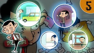 Mr Bean Animated Series Earning Money From Car WashFind Treasure BackyardEncyclospinEncycloshot [upl. by Scales]