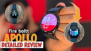 Fire boltt Apollo smartwatch unboxing amp review⚡️143 inch Amoled Display with calling⚡️under ₹3000 [upl. by Elleret]