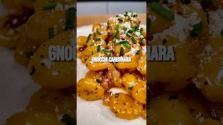 GNOCCHI CARBONARA EN AIRFRYER receta quedeliciarecetas freidoradeaire airfryer [upl. by Adorne]