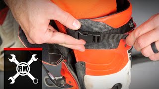 Asterisk Ultra Cell and Carbon Cell Motocross Knee Brace AntiRotation Tether Install [upl. by Ayoted]