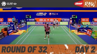 VICTOR Hong Kong Open 2023  Day 2  Court 1  Round of 32 [upl. by Trakas]