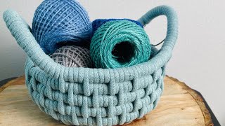 How to Add Handles to a Coiled Basket [upl. by Yaya]