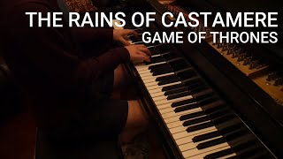 The Rains of Castamere  Game of Thrones piano cover [upl. by Haida]