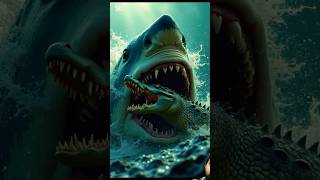 Shark vs crocodile vs scorpion animals jurassicworld dino cutedino jurassictime jurassicpark [upl. by Imarej]