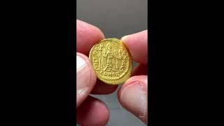 Phocas Focas BC 618 Date 603607 AD Gold Solidus Constantinople Byzanz VICTORIA AVGG [upl. by Eicram215]