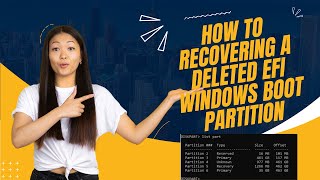 How To Recovering A DELETED EFI Windows Boot Partition In Windows 1110 [upl. by Justine]