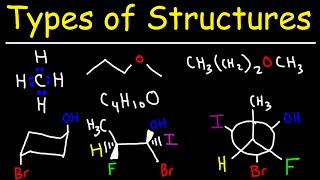 Bond Line Formulas Lewis Structures Kekule amp Condensed Structures Molecular Representations [upl. by Ylrebmic]