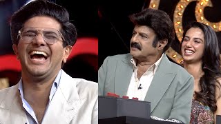 Unstoppable Seasion 4 EP 2 Hilarious Fun Promo  Balakrishna  Dulquer Salmaan  Meenakshi Chaudhary [upl. by Eiramesor]