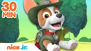 Trackers BEST Rescues from Danger 🐾 PAW Patrol  30 Minute Compilation  Nick Jr [upl. by Sophey]