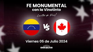 Venezuela Vs Canadá  Copa América 2024  Desde el estadio Monumental de Caracas [upl. by Gladi]