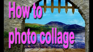 How to make a photo collage very easily  Krita [upl. by Reace]