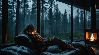 Thunderstorm Sounds for Sleeping  Dimmed Screen  Strong Rain and Thunder  Deep Sleep Sounds [upl. by Ecinaj173]