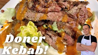 Homemade Doner Kebab Recipe  Better Than A Takeaway [upl. by Arima61]