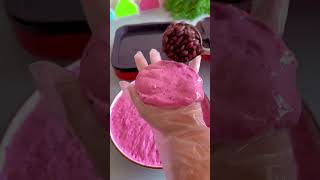 Dragon fruit dough to make honey bean pie soft and sweet make delicious food at home [upl. by Anertal]