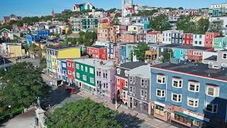 On visite la ville de StJohns TerreNeuve 2016 partie 5 Canada [upl. by Ecnerwal]