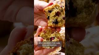 EASY GlutenFree Blackberry Muffins with Orange Recipe [upl. by Kired]