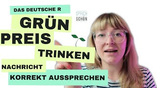 Das deutsche R und seine Varianten akzentfrei sprechen lernen  german pronunciation RLaut [upl. by Aiksas]