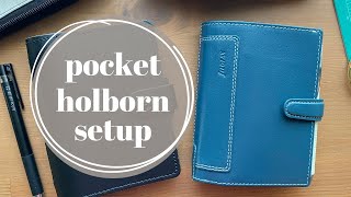 Filofax Pocket Holborn Setup [upl. by Seften]