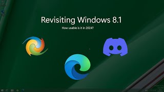 Revisting Windows 81 in 2024  How usable is it today [upl. by Elam]