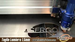 Macchine Taglio Laser  Taglio Laser Lamiera Ferro 15mm  wwwincisionilasercom [upl. by Aicinet]