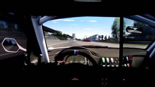 Assetto Corsa im Rennsimulator 180cm Surround Display kurtz angespielt [upl. by Aurelea]