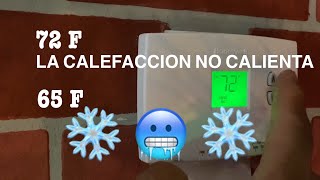 Subo la temperatura de la calefaccion y no calienta [upl. by Anile]