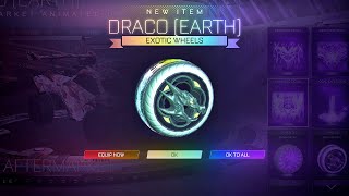 I GOT THE NEW DRACO EARTH WHEELS IN ROCKET LEAGUE  BEST WHEELS [upl. by Norabal878]