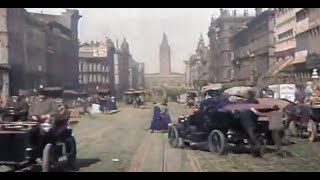 A Trip Down Market Street Before the Fire San Francisco California 1906  Colorized Version [upl. by Bazar497]