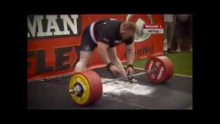 Benedikt Magnusson does World Record Deadlift 461kg in 2014 [upl. by Hiamerej445]