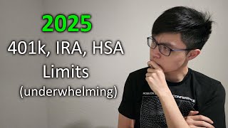 The 2025 IRS Retirement Account Contribution Updates Werent Great [upl. by Rempe]