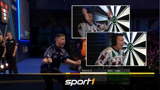 SPORT1Kommentator rastet bei 9Darter aus  SPORT1  DARTS WM 2022 [upl. by Mun]