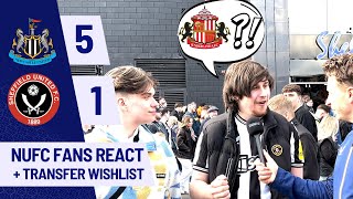 NUFC Fan Wants SAFC player as no1 Transfer Target  NUFC fans React  Transfer Wishlist nufc [upl. by Horatio]