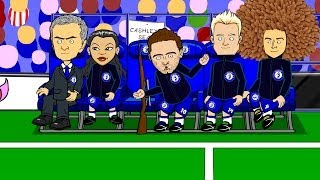 ✌🏻JUAN MATA SONG✌🏻 by 442oons Chelsea Mourinho Man Utd football cartoon [upl. by Sakram282]