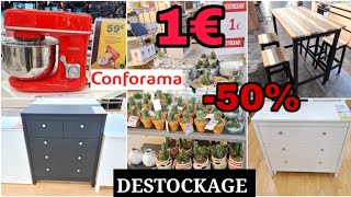 CONFORAMA💥PROMOTION JUSQUÀ50 080621 CONFORAMA CONFORAMAFRANCE DESTOCKAGE MOBILIER PROMO [upl. by Hayott932]