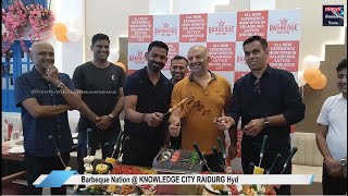 Barbeque Nation Launch 13 th Outlet  Salarpuria Sattva Knowledge City Raidurg Hyderabad [upl. by Anjela]