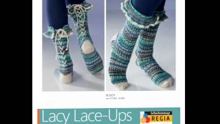 Schachenmayr Regia  Journal 008  Design Line Crazy Socks [upl. by Sokairyk]