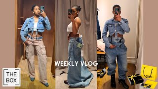 WEEKLY VLOG Outfit Inspiration Selfridges amp The Box Sample Sale [upl. by Sonitnatsok287]